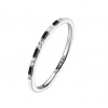 Brosway Štýlový strieborný prsteň so zirkónmi Fancy Mystery Black FMB128