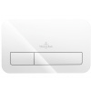 Villeroy & Boch Viconnect - M200 tlačidlo biele sklo