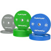 Set Olympijských Bumper kotúčov TUNTURI Platinum - 90 kg
