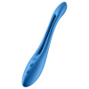 Satisfyer Elastic Game - nabíjateľný, flexibilný párový vibrátor (modrý)