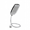 5V Pružný husí krk Mini USB 28 LED