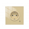 MOES Smart Wall Socket - Zigbee - EU Farba: Zlatá