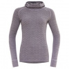 Devold Kvitegga Merino 230 Hoodie Women fialová S
