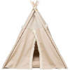 Trixie Teepee BOHO s vankúšom, 55 x 65 x 44 cm, bavlna, béžová