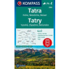 Tatry- Vysoké, Západné, Belianske 1: 50 000 - Kompass