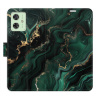 Flip pouzdro iSaprio na mobil Motorola Moto G54 5G - Emerald 02 s kapsičkami na karty (Knížkové flipové pouzdro iSaprio pro mobil Motorola Moto G54 5G - Emerald 02 - elegantní obal s kapsami, stojánke