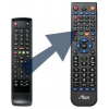 diaľkový ovládač alien zircon shd 007, 077, 7777, minibox hd