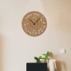 drevo zivota Nástenné hodiny COFFEE TIME Farebný vzor: Buk, Veľkosť hodín: 40x40