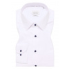 Strečová biela pánska košeľa ETERNA Comfort fit s kontrastom, Veľkosť 52