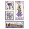 Ryžový papier - A4 - Provence frames