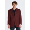SAKO GANT OVERSIZED WOOL TWILL SUIT BLAZER RED SHADOW