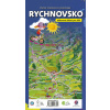 Ručně malovaná cyklomapa Rychnovsko