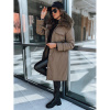 Dlhá khaki parka na zimu, ty3929-M M