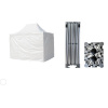 Nožnicový párty stan 3x4,5 m TENTino BIG HEXAGON PVC EXTREME EXTRA HIGH ROOF Farba opláštenia: 1A - BIELA