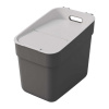 Tmavosivý odpadkový kôš na triedený odpad z recyklovaného plastu 20 l Ready To Collect – Curver