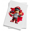 CUKROVÝ VÝTLAČOK OBLÁTOK FORMA CUKROVÁ HMOTA A4 - ROBLOX HRA PIXELY PIXEL