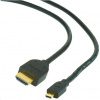 GEMBIRD HDMI na HDMI Micro 4,5 m kábel (v1.3, M/M, tienené, pozlátené kontakty) CC-HDMID-15