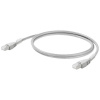 Weidmüller 2661950090 RJ45 sieťové káble, prepojovacie káble CAT 6A S/FTP 0.90 m sivá 1 ks; 2661950090
