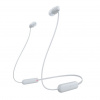Sony WI-C100 Slúchadlá s mikrofónom Bezdrôtový Do ucha Hovor / hudba Bluetooth Biela (WIC100W.CE7)