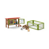 Schleich 42420 set králikárňa so zvieratkami a príslušenstvom