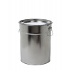 Plechové vedro 30 l, kónické, s vekom, BJ = 4 ks