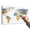 Obraz na korku polygonálna mapa