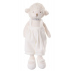 Plyšová ovečka Mack bielé/hnedé nohavice 1ks, 30 cm - Bílé kalhoty