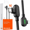 Kábel McDodo USB typ C - Apple Lightning 1,8 m, čierny