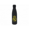 Real Madrid FC Nerezová termofľaša Real Madrid, pogumovaná, čierna, 500 ml