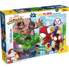 Lisciani Oboustranné puzzle MAXI 24 dílků Spidey a jeho úžasní přátelé (s omalovánkou) 99726