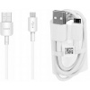 Kábel Huawei USB - microUSB typ B 1 m biely