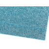 Penová guma Moosgummi s glitrami 20x30 cm modrá ľadová 2ks