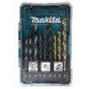 Makita D-71962 sada vrtákov do kovu/dreva/muriva 5/6/8mm, 9ks