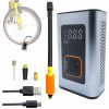 Kompresorová elektrická pumpa do auta 12V LCD Powerbank 4000 mAh komplet