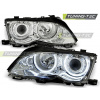 TUNINGTEC Predné svetlá BMW E46 09/01-03/05 Angel Eyes CCFL chrom