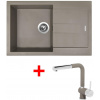Sinks Amanda 780 Truffle + Mix 3 P GR