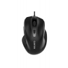 Canyon M-6, optická myš, USB, 3200 dpi, 6 tlačidiel, ergonomická, 1,5m kábel, výdrž 3 mil kliknutí, čierna CNE-CMS6
