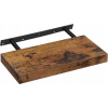 Polička MDF Songmics 40 x 20 cm, odtiene hnedej farby
