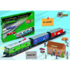 Pequetren Merchandises Train historický nákladný vlak so železničnou stanicou