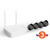 Tenda K4W-3TC - kamerový WiFi set, 4x IP 2K kamera, NVR rekordér, zvuk, noční vidění