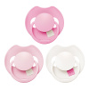 Lovi Cumlík Silikónový dynamický PRIME Tutti Frutti 18m+ 3ks Peony Pink