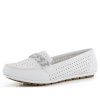 Rieker mokasíny s retiazkou biele 46885-80 - 40