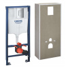 Grohe Solido+ Predstenová inštalácia na závesné WC, ovládacie tlačidlo Even, chróm 36528000-GR