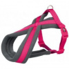 TRIXIE Nylonový postroj PREMIUM podšitý 70-110cm/25mm (L-XL), - fuchsie