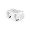 Smart dvojzásuvka KRUGER & MATZ Connect P5 White WiFi Tuya