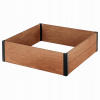 Záhradný obrubník plast 106 cm x 32 cm hnedý