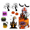 Výtlač na tortu cukrová hmota CUKROVÁ TLAČ HALLOWEEN DYNIE