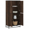 Skříň highboard hnědý dub 68 x 35 x 139 cm kompozitní dřevo Hnědá 3300834
