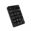 CONNECT IT NumCALC bezdrátová numerická klávesnice, (+ 1x AAA baterie zdarma), ČERNÁ (CKB-0061-BK)