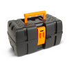 Kufrik na náradie s podnosom - trojitý podnos - plast - 37 x 23 x 21 cm